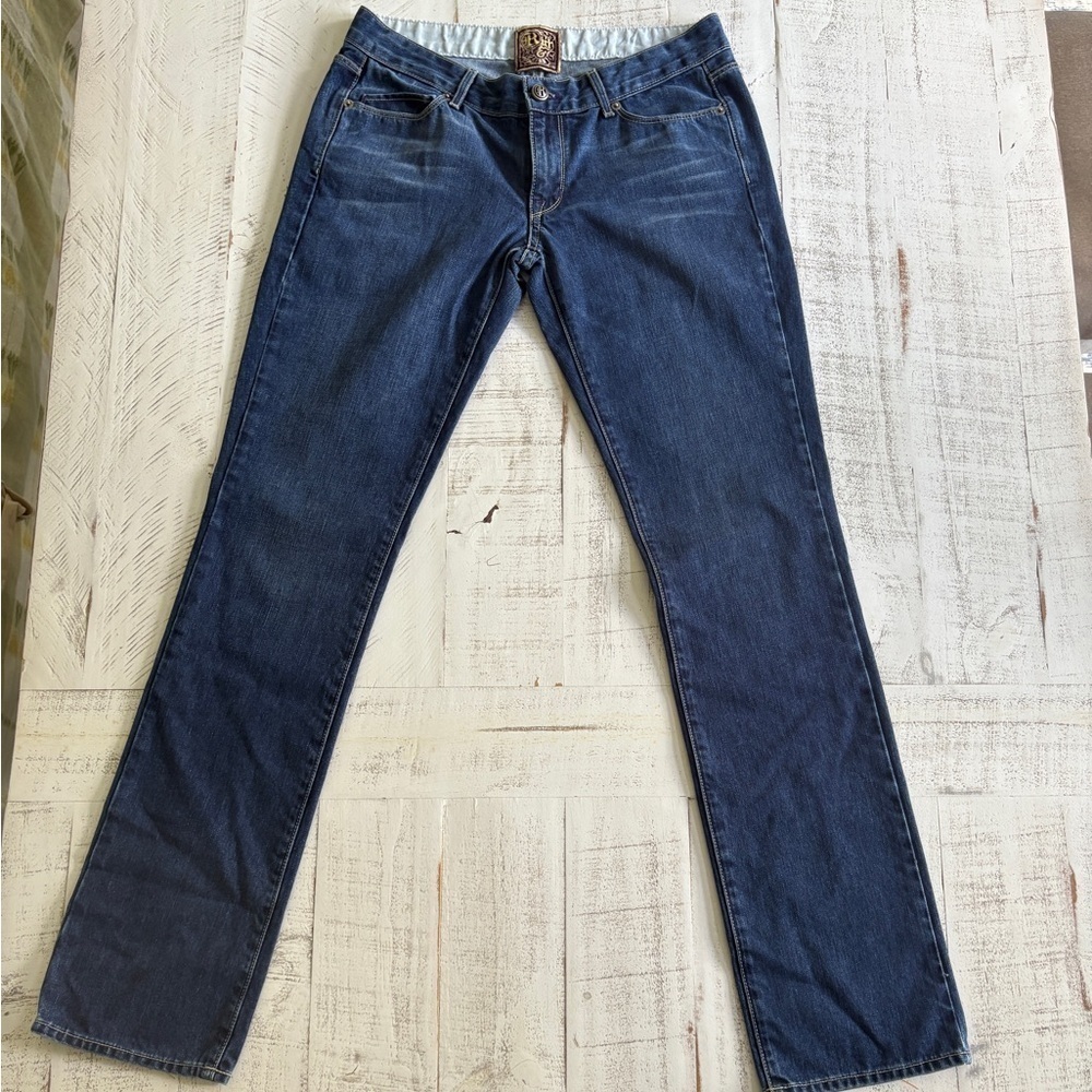 Rich & Skinny Women SZ 27 Jeans Blue Moon Straight Leg